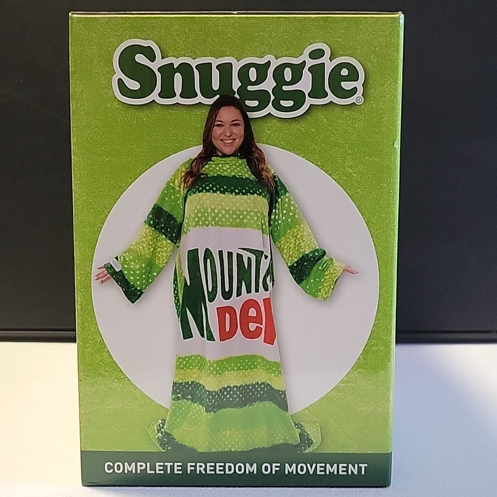 Mountain Dew Snuggie Blanket with Sleeves